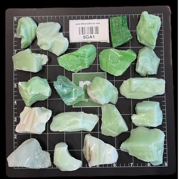 Art Glass Cullet Glowing Manganese Uranium Glass Bulk Assortment 2.5LBS #5GA1 - Picture 9 of 9